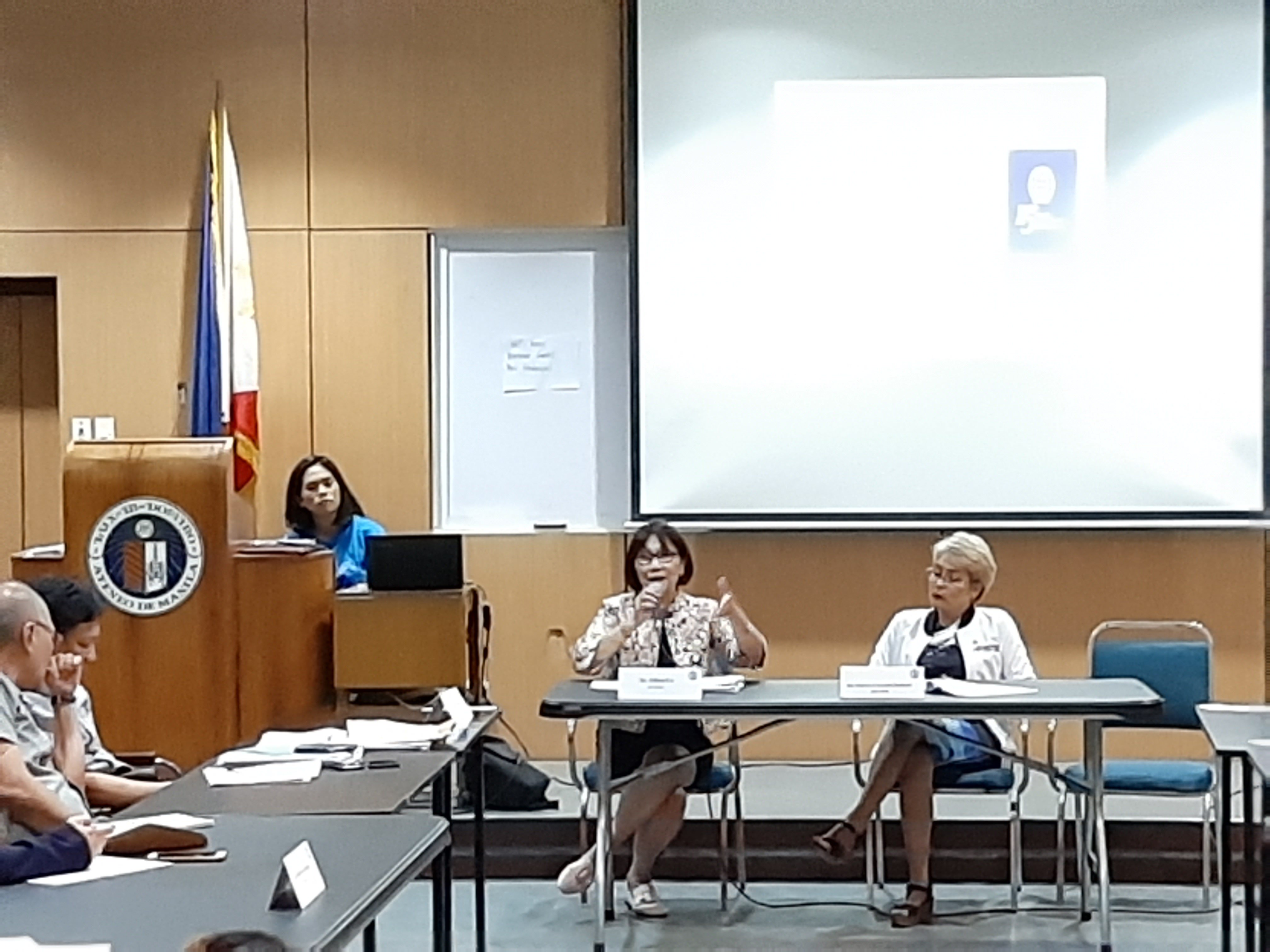 UP-CIFAL Philippines director serves as reactor in discussion on proposed Department of Overseas Filipinos