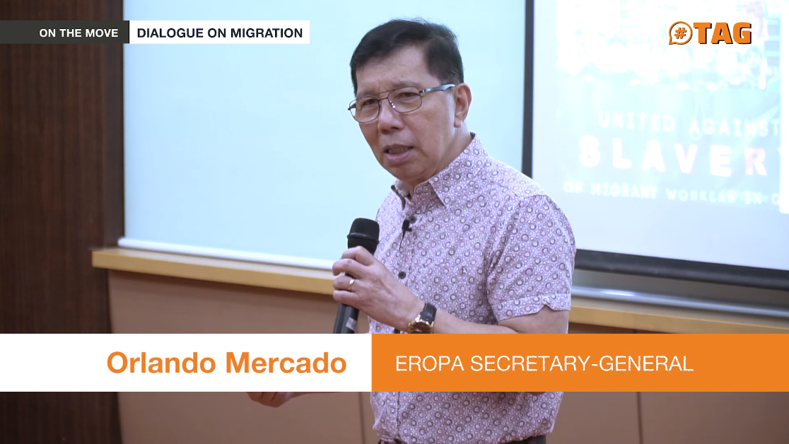 #TAG Dialogue on Migration: Debunking the Myths of Migration by Dr. Orlando Mercado