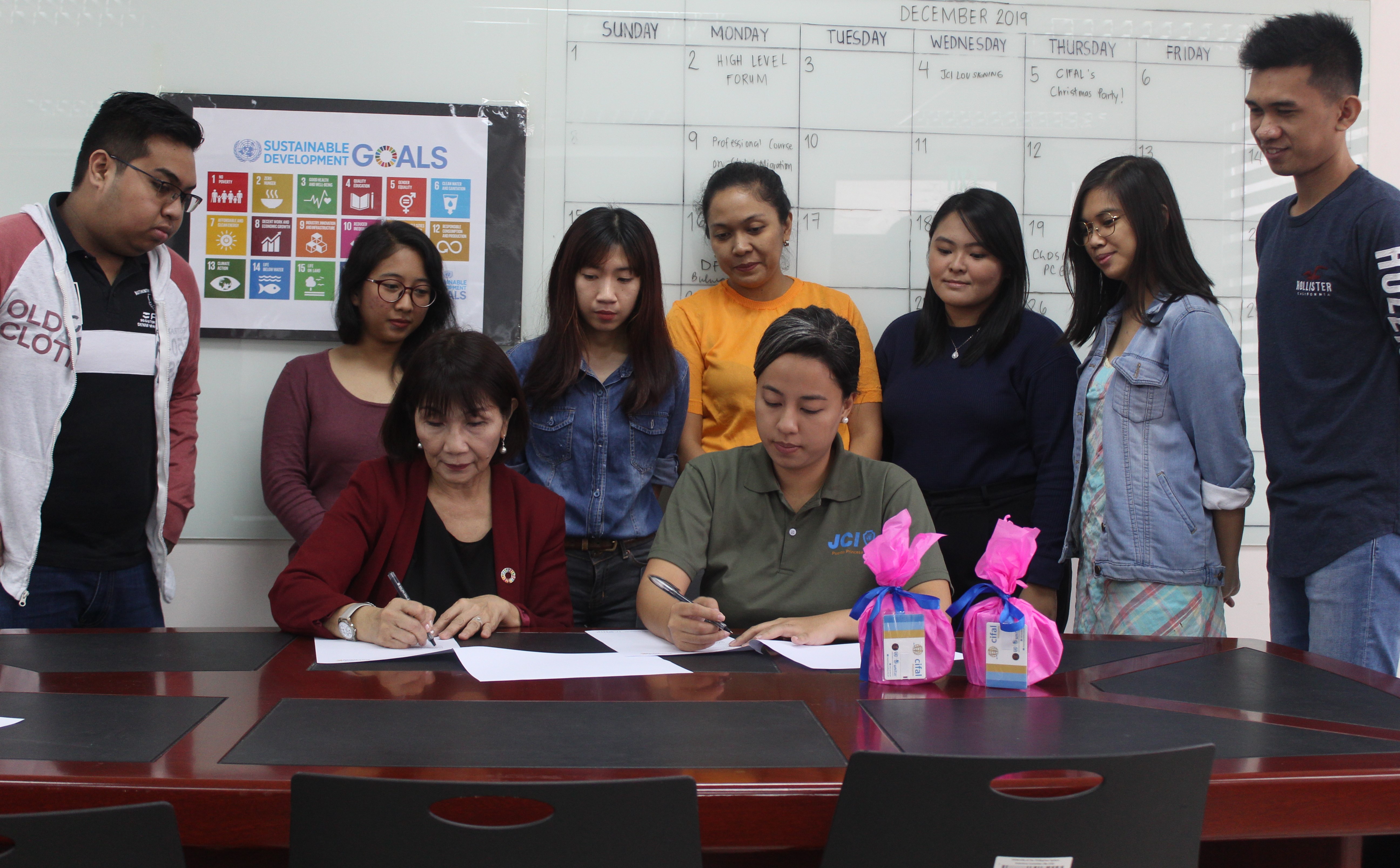 UP-CIFAL Philippines, JCI sign letter of understanding for SDG capacity building roadshow