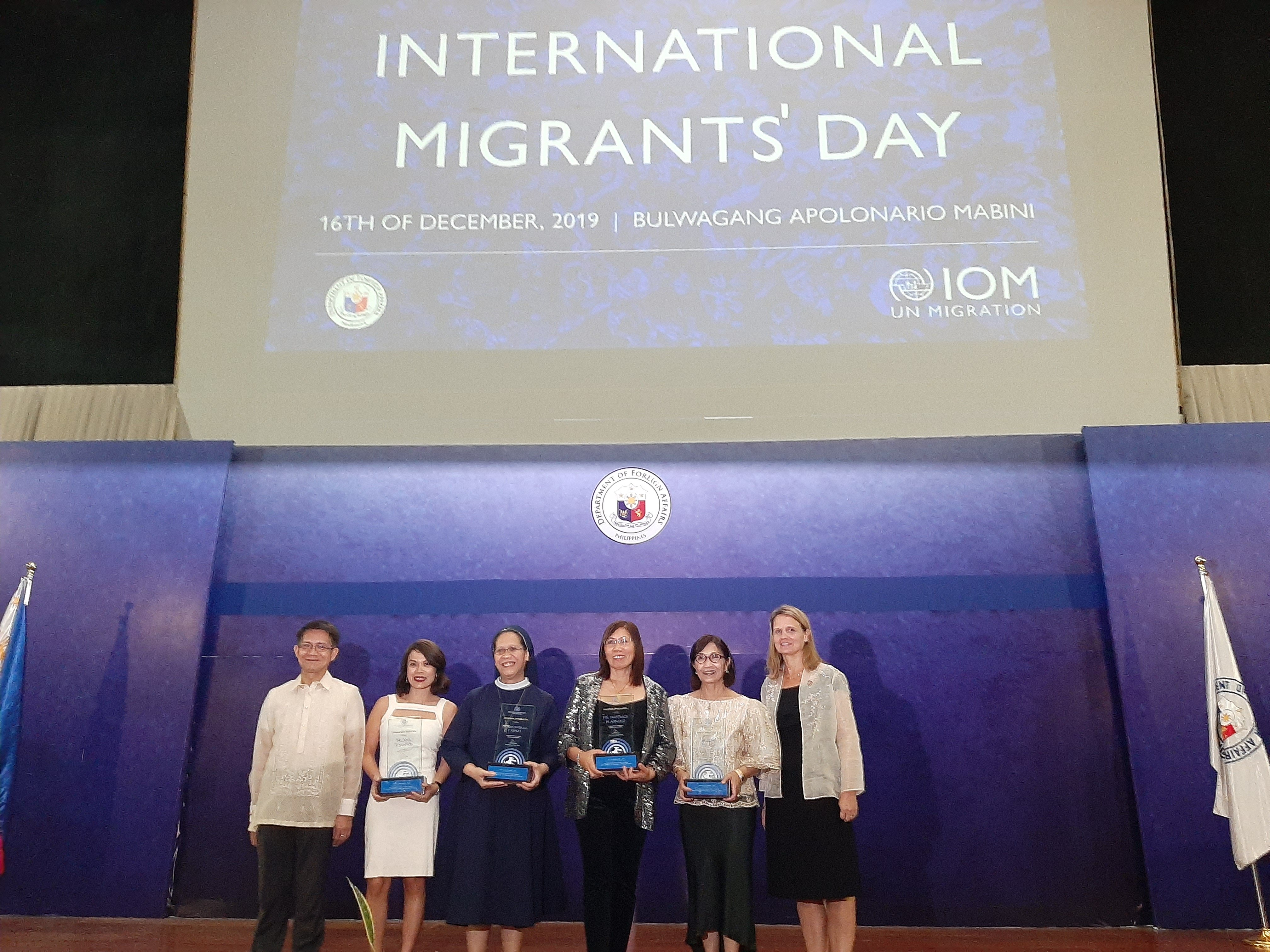 UP-CIFAL Philippines Director among IOM 2019 Champions of Migration