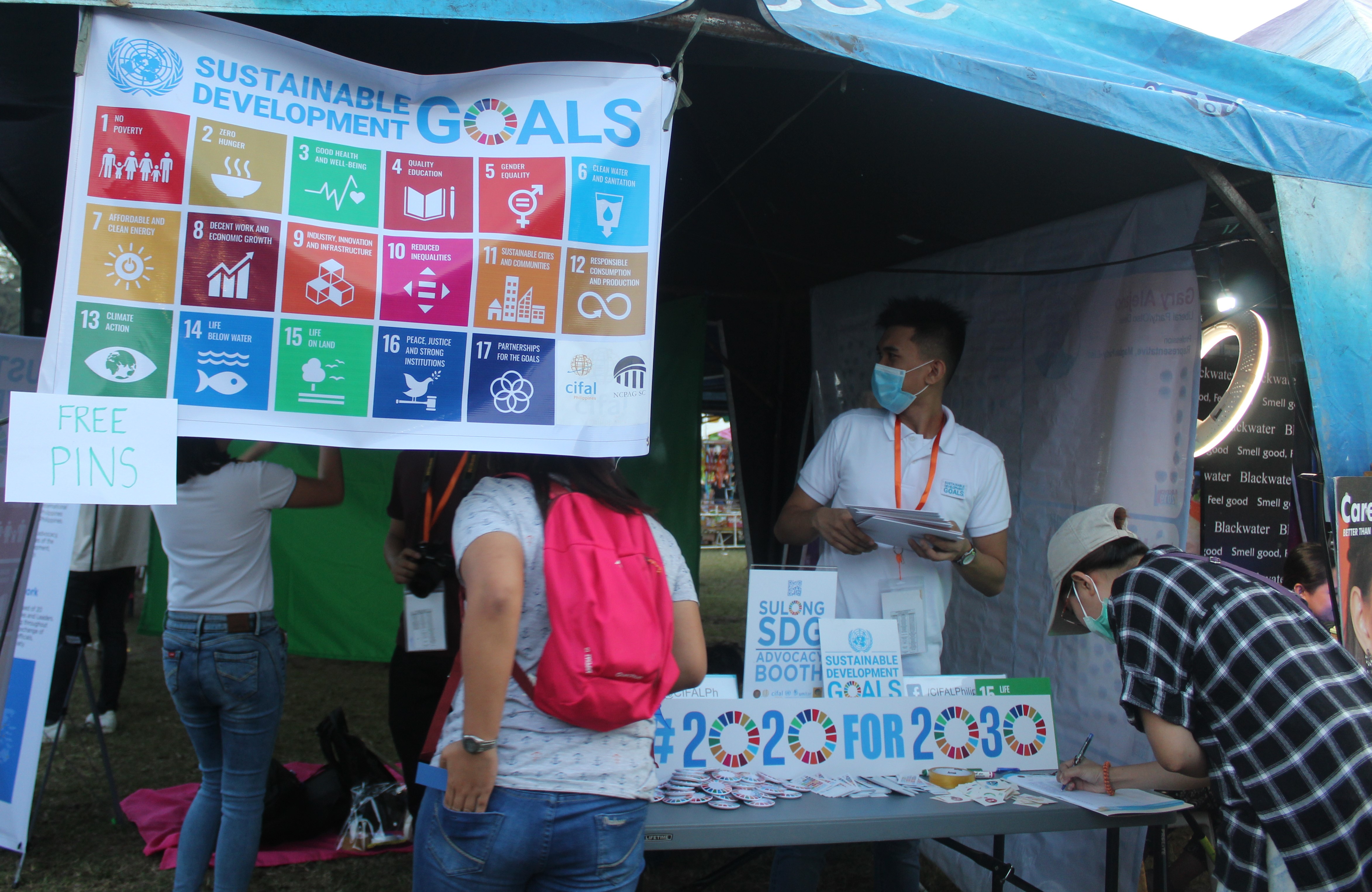 UP CIFAL Philippines, UP NCPAG Student Council bring SDGs to UP Fair