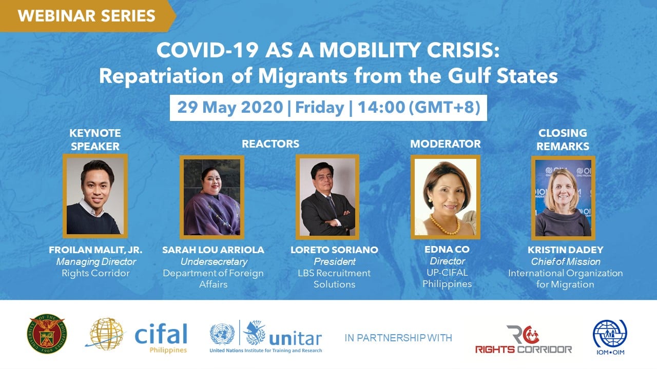 WEBINAR: COVID-19 As A Mobility Crisis: Repatriation of Migrants from the Gulf States