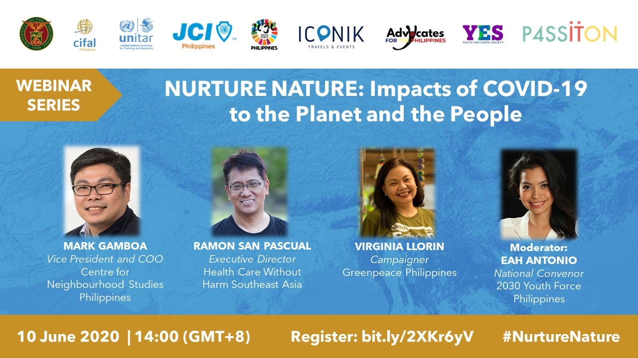 WEBINAR: Nurture Nature: Impacts of COVID-19 to the Planet and the People