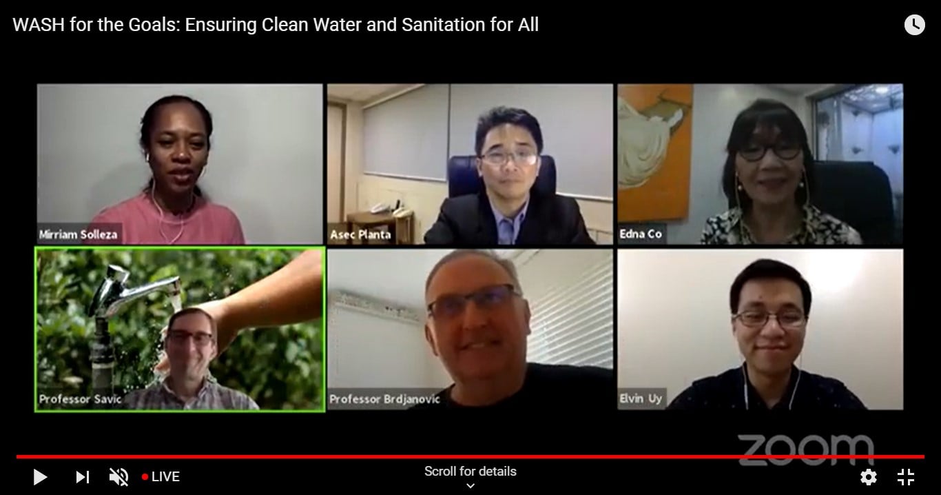 UP-CIFAL Philippines conducts webinar on water, sanitation, and hygiene