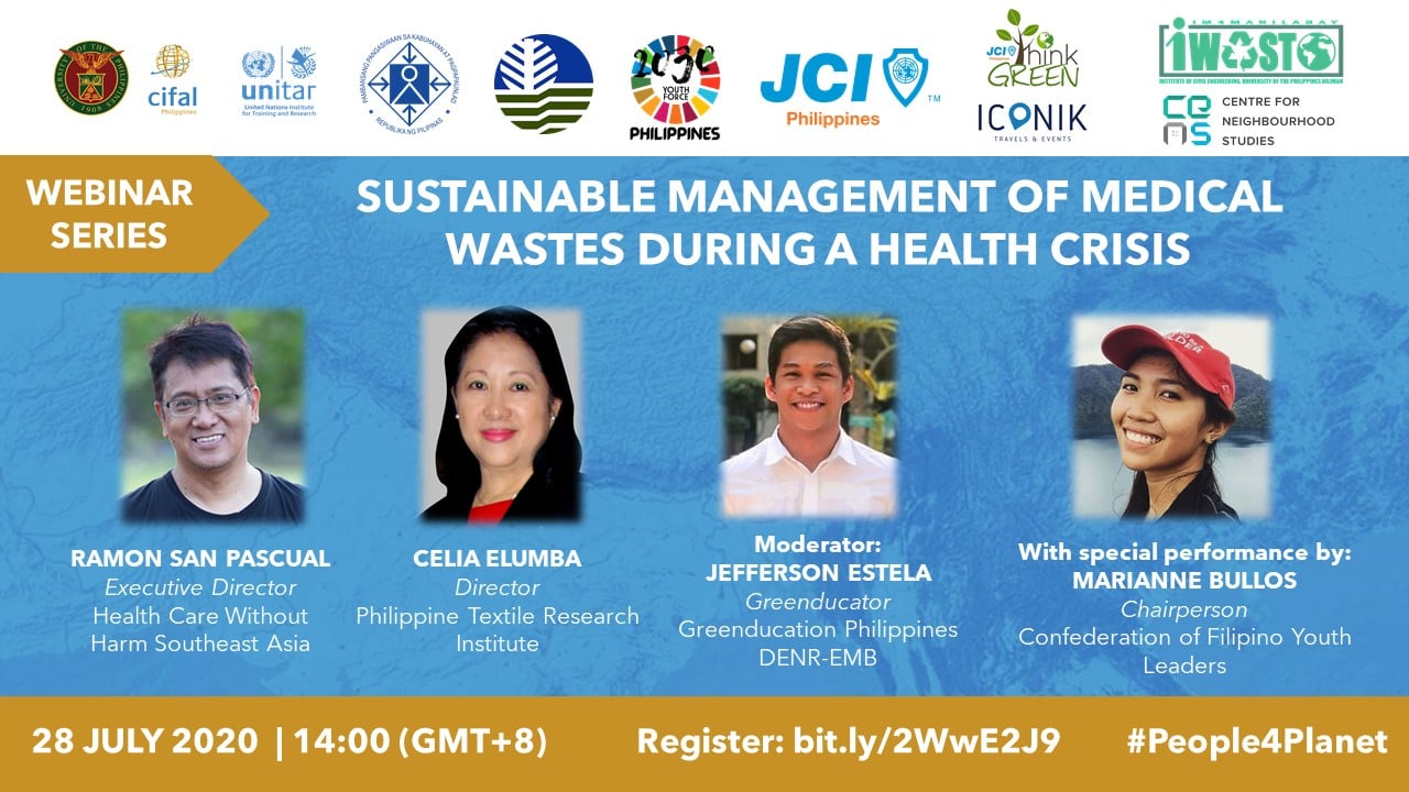 Sustainable management of medical wastes discussed in UP-CIFAL Philippines webinar