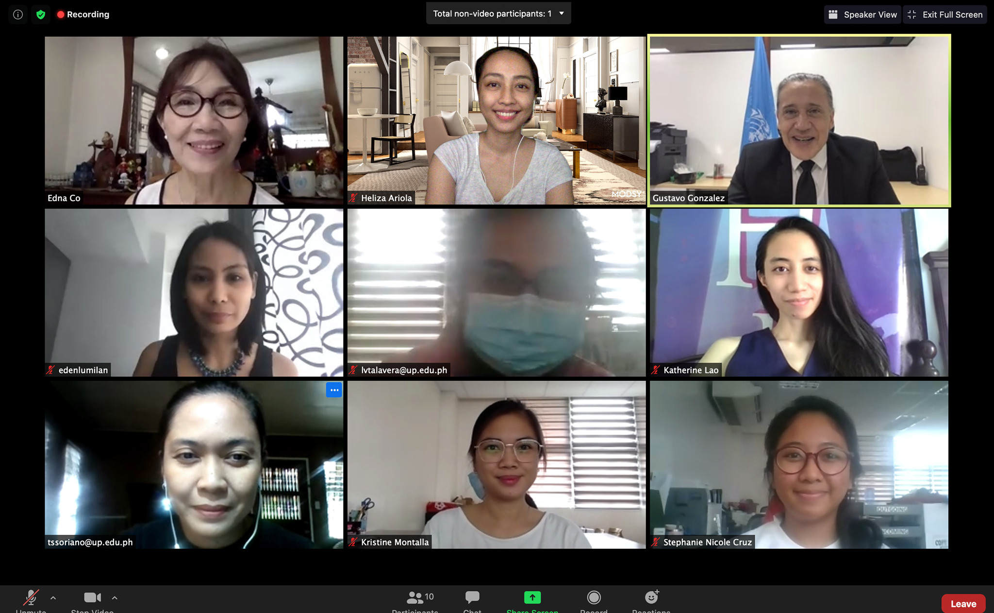 UP-CIFAL Philippines pays virtual courtesy call to new UN Resident Coordinator
