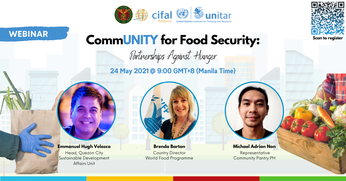 UP-CIFAL Philippines holds webinar on food security and partnerships against hunger