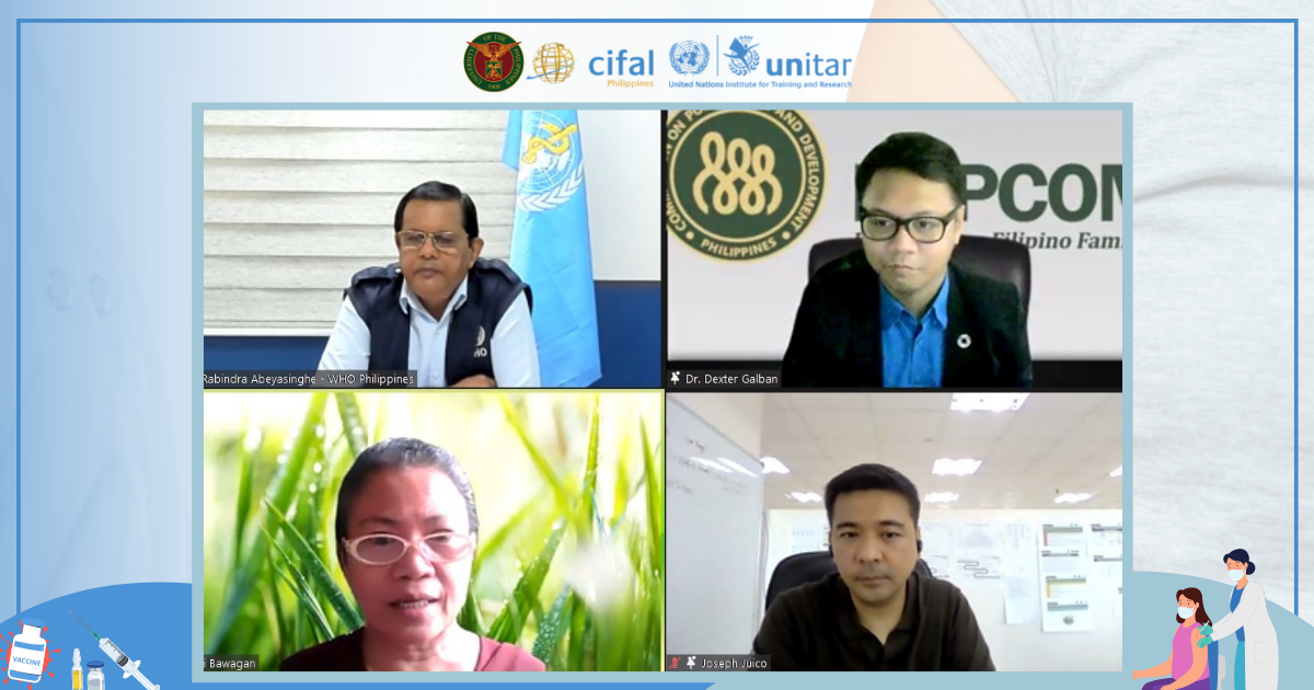 UP-CIFAL Philippines holds webinar on partnerships to support vaccination programs