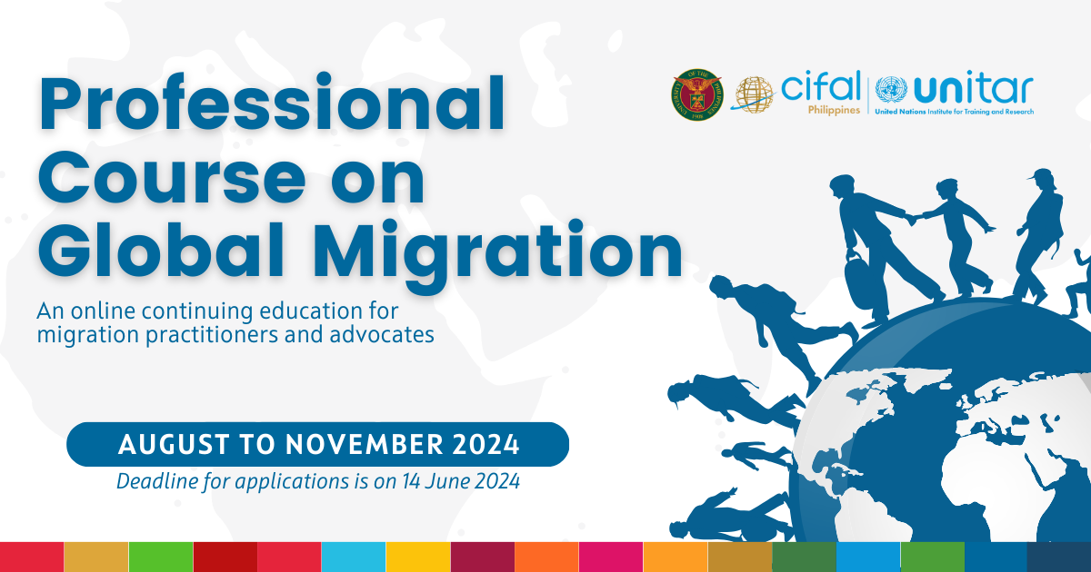 Applications for the Professional Course on Global Migration (6th iteration) are now open!