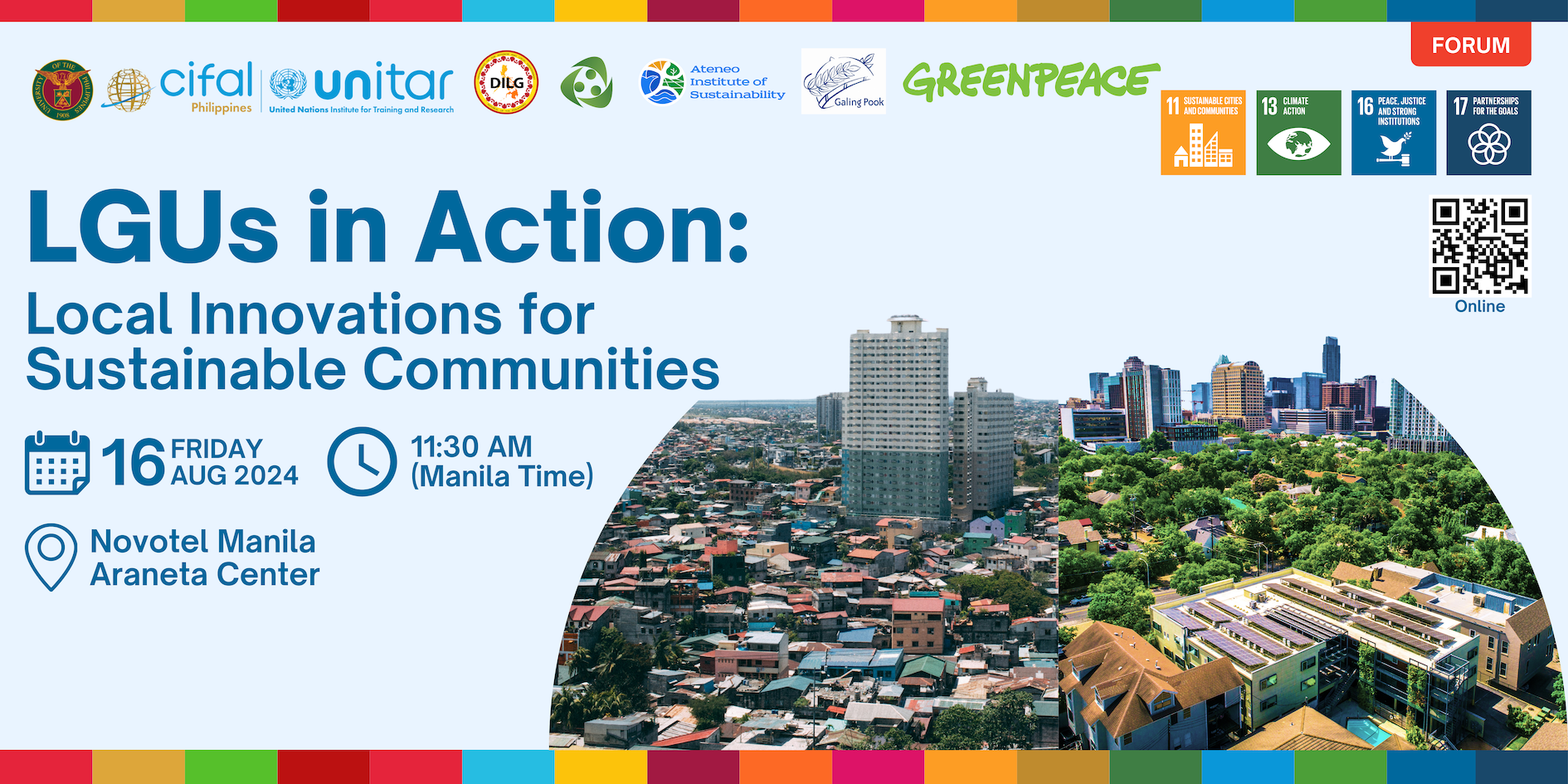 UP-CIFAL Philippines Hosts Hybrid Forum ‘LGUs in Action’ to Spotlight Local Innovations for Sustainable Communities