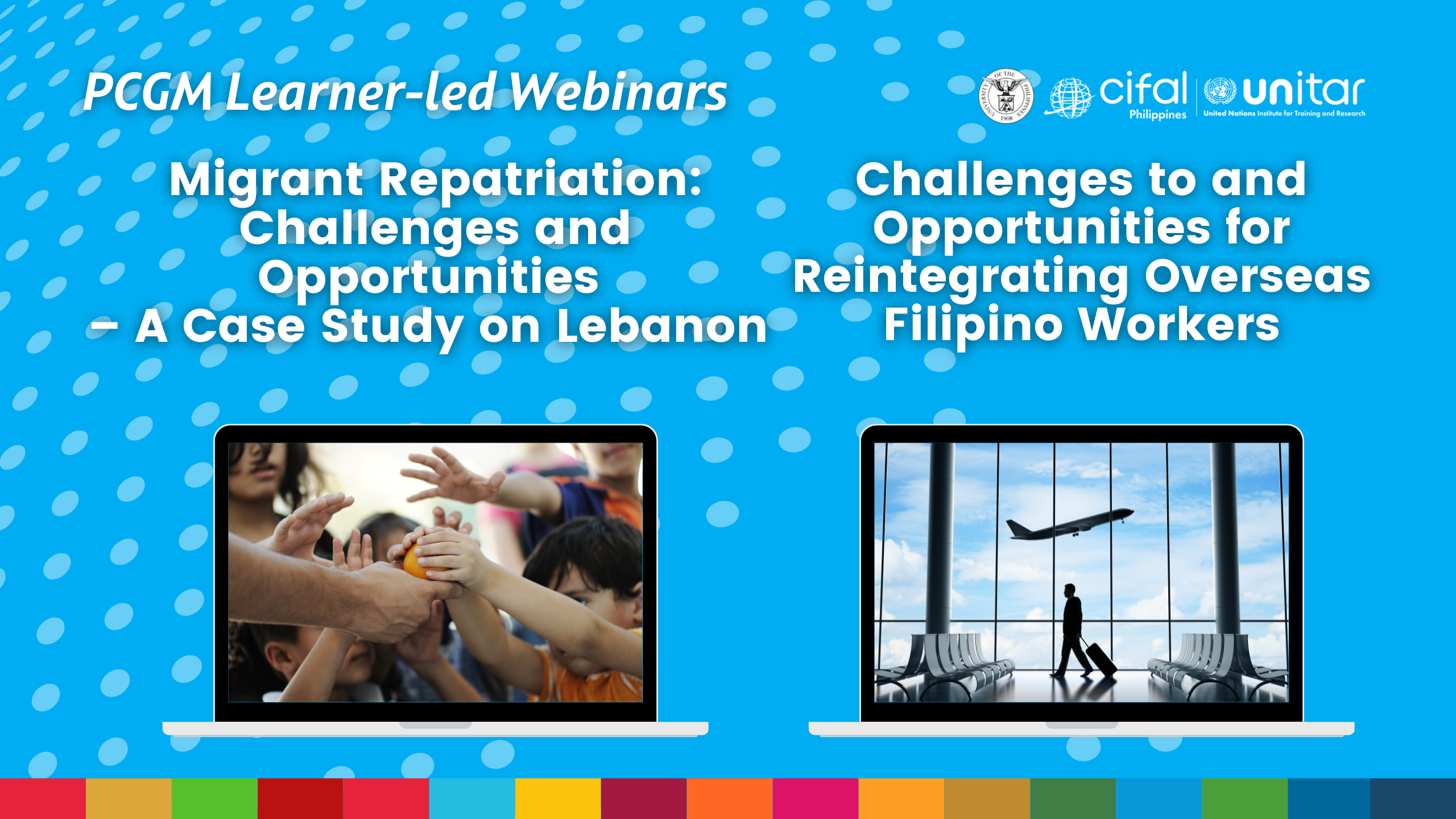 UP-CIFAL PH, PCGM Learners Host Two Webinars on Migrant Repatriation and Reintegration